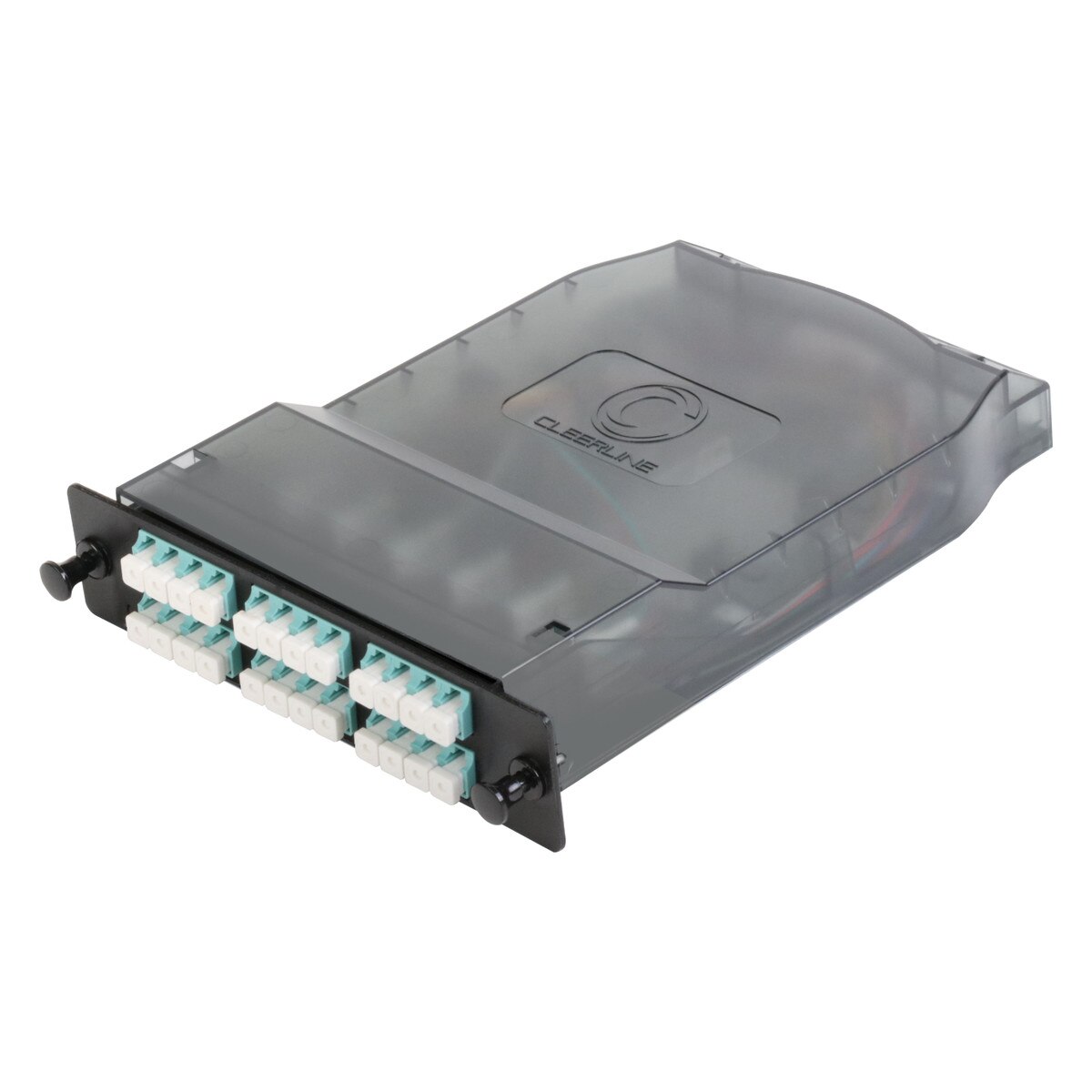 HD Splice Cassette, 24 Fiber, Quad, LC/UPC, 50 µm OM3, 1 m Pigtails 2